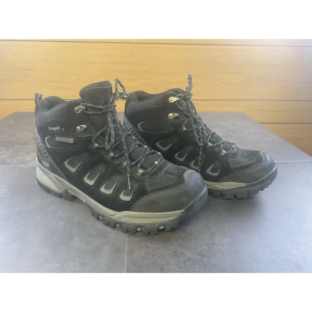 Propet Men's Ridge Walker Hiking Waterproof Casual Boot Black Size 13-M3599